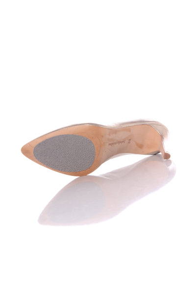 ISABELLA ANSELMI - Gold leather pumps! 39