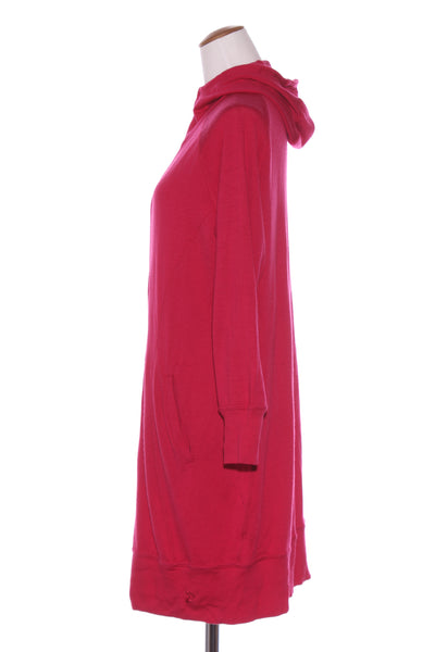 ISOBAR - Hooded merino cardi - Cerise pink! 16