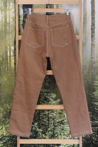 POL (LN) High waist straight leg jeans - Tobacco! 6