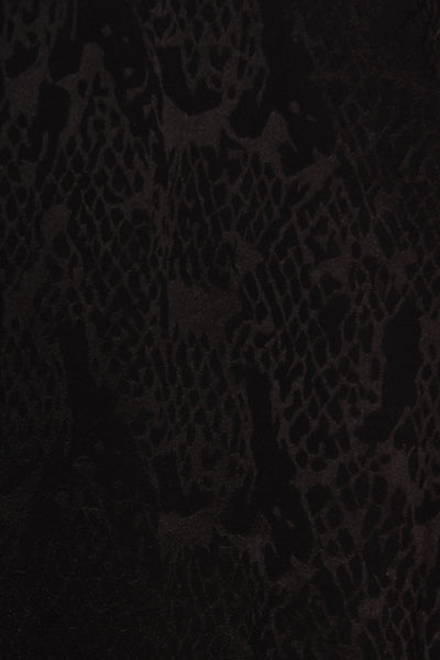 MOOCHI - Snakeskin jacquard kimono top! 8-18
