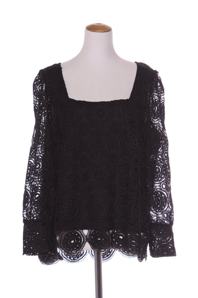 CITY CHIC - Square neck lace top! 20