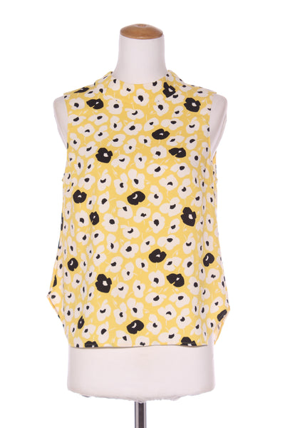 VERONIKA MAINE - Yellow floral high neck top! 10