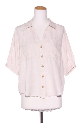 JUST JEANS - Puff sleeve linen s/s shirt! 12