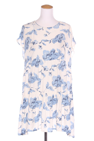 THING THING - Blue floral tiered dress! 12