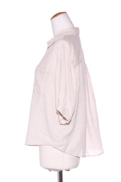 JUST JEANS - Puff sleeve linen s/s shirt! 12