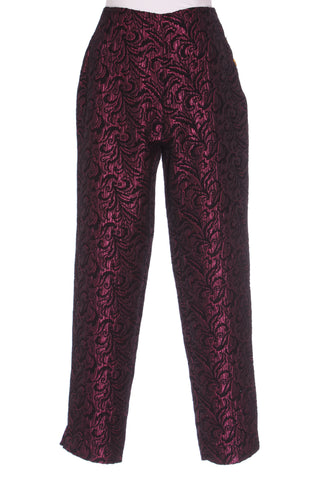 WALLIS (NZ) Vintage brocade pant - Purple! 8-10