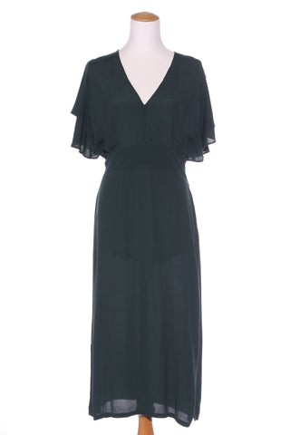 BLAK LOVE - Forest green midi dress! 12