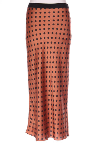 SEED - Bronze spot print bias midi skirt! 10