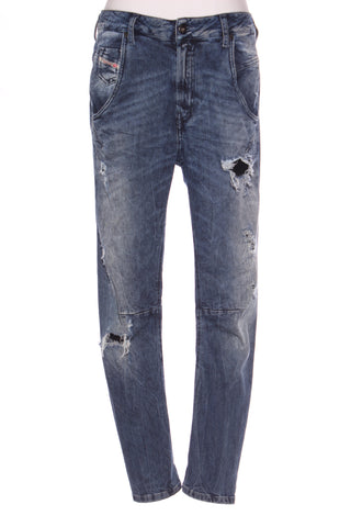 DIESEL "Fayza" denim+sweat pant jean! 27/9