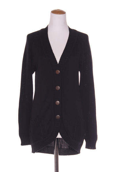 KILT (NZ) Patterned sleeve wool blend cardi! 12