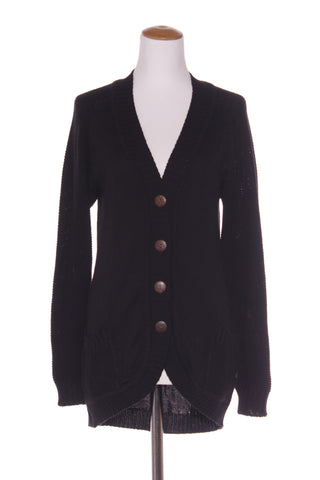 KILT (NZ) Patterned sleeve wool blend cardi! 12