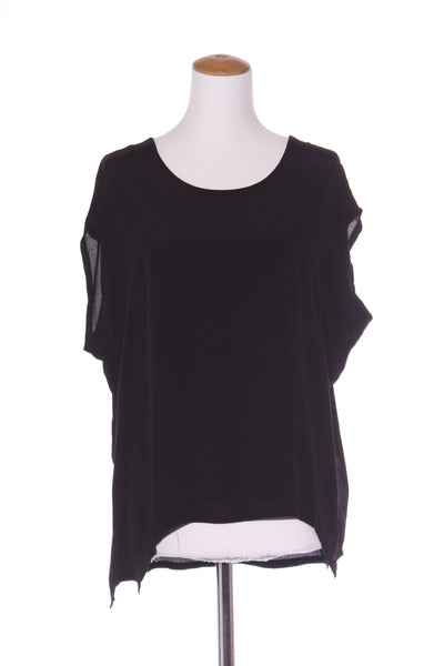 BOHO - Jane scoop hem top - Black! 10-12