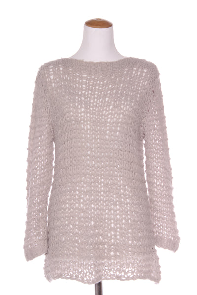 VERGE "Cabin" wool blend open weave sweater! 10-12
