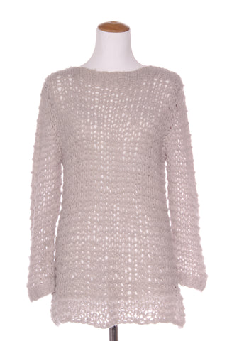 VERGE "Cabin" wool blend open weave sweater! 10-12