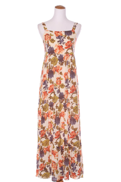 KIVARI - Floral shirred maxi dress! 10