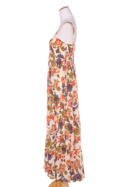 KIVARI - Floral shirred maxi dress! 10
