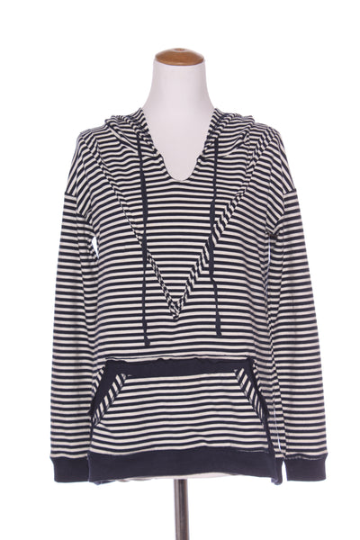 ZAFINA - Contrast stripe hooded jumper! 10-12