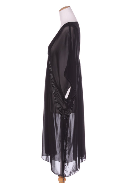 HAILWOOD (NZ) Adjustable drawstring cupro chiffon dress! 8-16