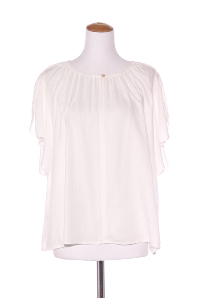 KNEWE (LN) Linen cotton flutter sleeve top! 16