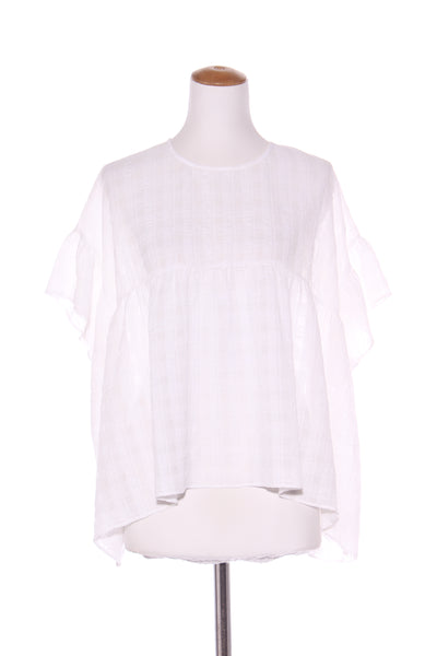 DECJUBA - Seersucker check babydoll top! 12-16