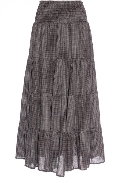 MAX - Mini check tiered maxi skirt! 10