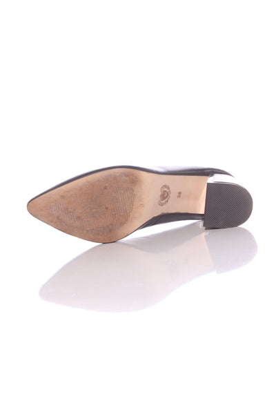 MI PIACI - Metal accent leather heels! 38