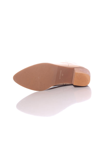 MI PIACI - Leather ankle boot - Beige! 38