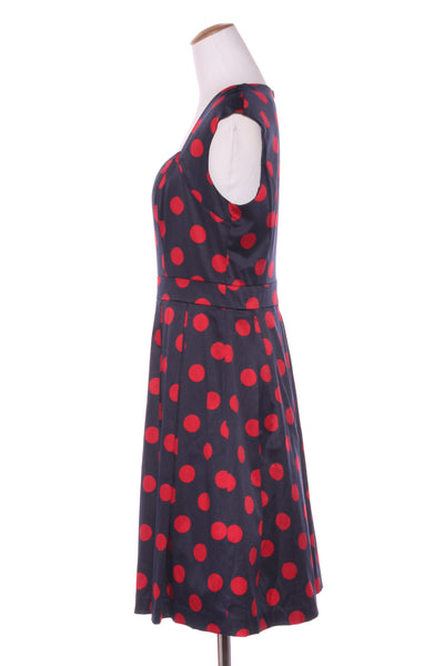 REVIEW - Tulle hem spot print swing dress! 12