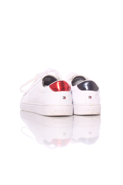 TOMMY HILFIGER "Essential" White leather sneakers! 38