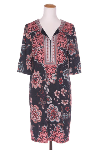 GRACE HILL - Floral print jersey stretch dress! 10