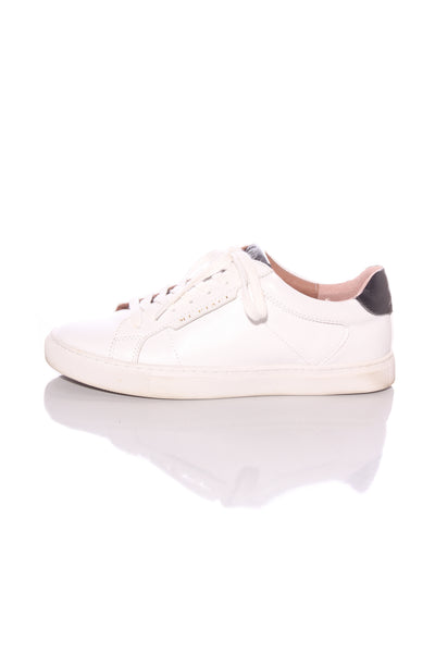MI PIACI - Patent black accent leather sneakers! 38