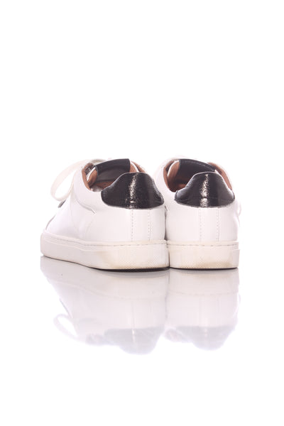 MI PIACI - Patent black accent leather sneakers! 38