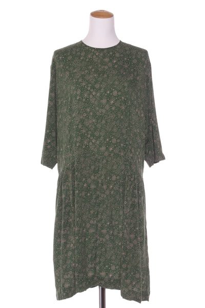 JULIETTE HOGAN (NZ) Pink floral green dress! 10-12