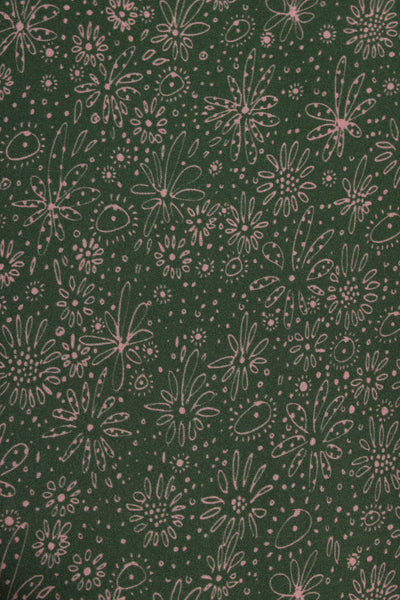 JULIETTE HOGAN (NZ) Pink floral green dress! 10-12