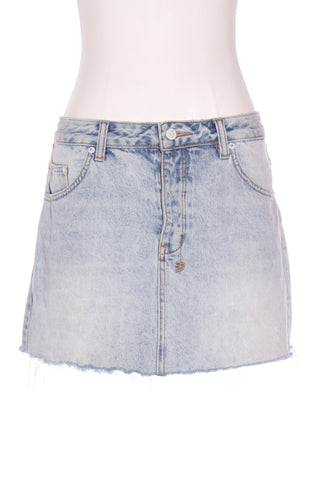 KSUBI - Washed blue denim mini skirt! 14