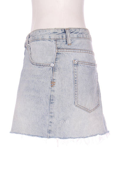 KSUBI - Washed blue denim mini skirt! 14