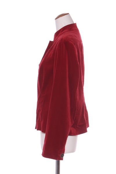 JONES NEW YORK - Red velvet stretch jacket! 14