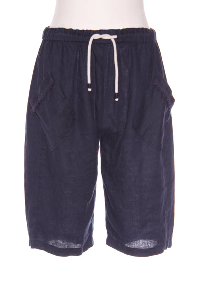 MADLY SWEETLY - Lace trim linen escape shorts! 10