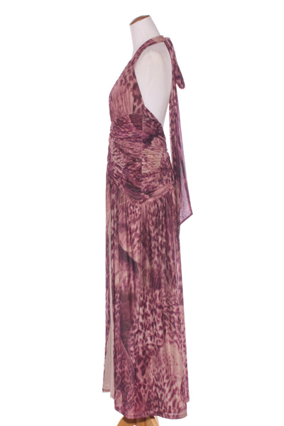 BABYBOO (LN) "Melania - Magenta Orchid Print" maxi dress! 16