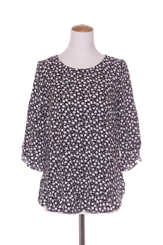 SUSSAN (LN) Leaf print ruffle sleeve top! 8