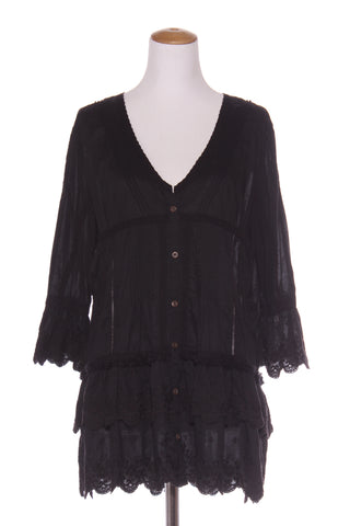 COOPER By Trelise "Casbah" embroidered cotton top! 16