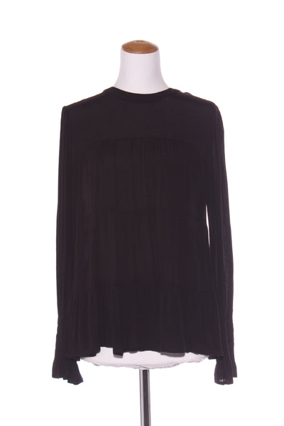 STELLA + GEMMA - Shirred sleeve ruffle hem blouse! 10
