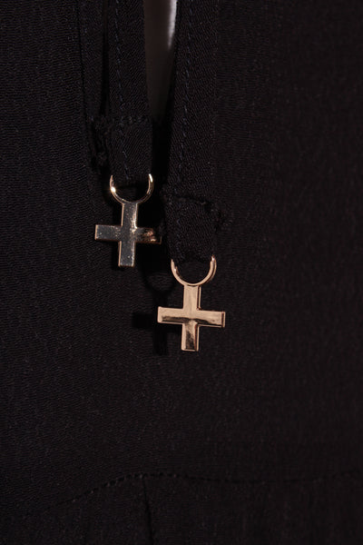 STELLA + GEMMA - Shirred sleeve ruffle hem blouse! 10