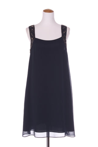 MAX - Embellished shoulder strap shift dress! 10-12