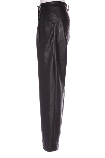 H&M - High waist faux leather wide leg pant! 8-10