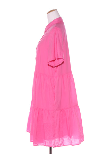 BETTY BASICS - Tiered cotton shirt dress! 16