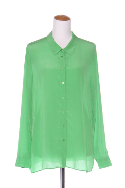 WHISTLE collection - Green silk shirt! 18