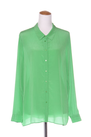 WHISTLE collection - Green silk shirt! 18