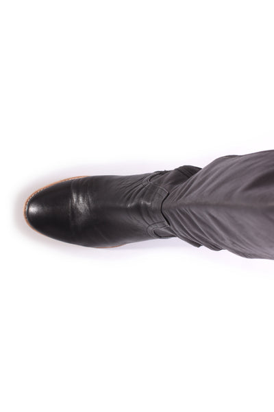 MINX "Awaken" stretch panel leather boots! 40