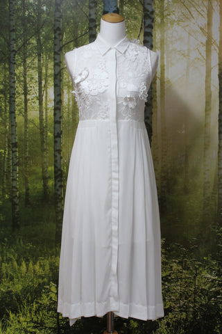 TRELISE COOPER - Applique embroidered shirt dress! 6-8